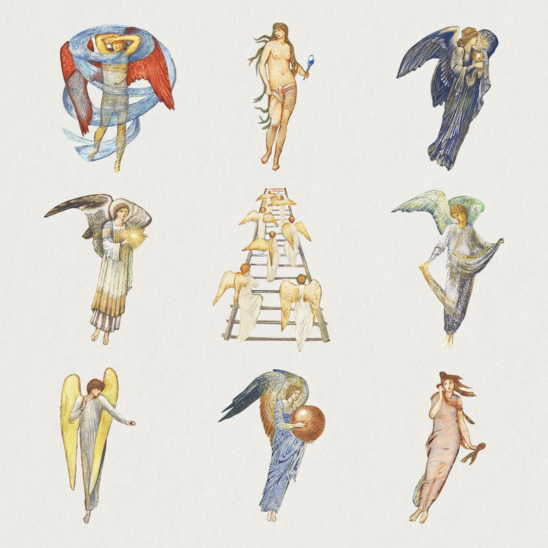 复古寓言插图设计元素