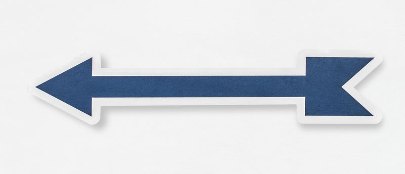 蓝色箭头栏图标隔离