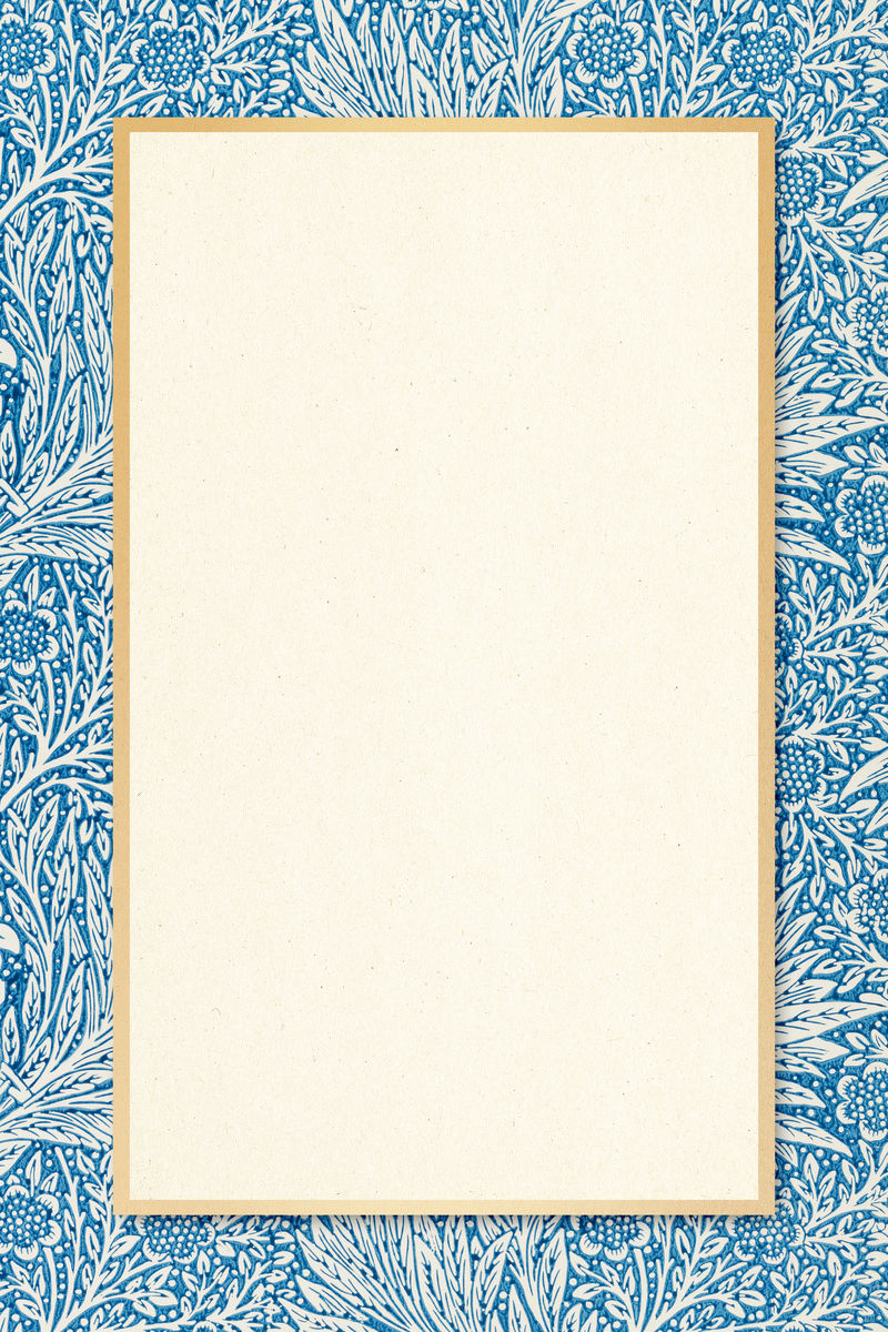 复古装饰框波西米亚花卉