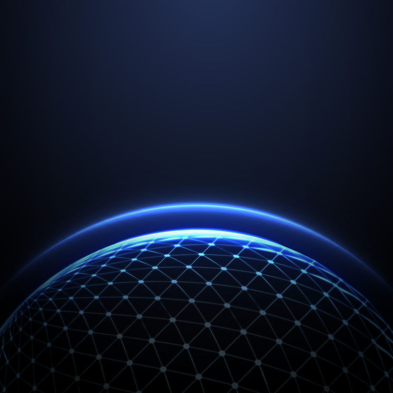 全球发光大气psd国际商务暗背景