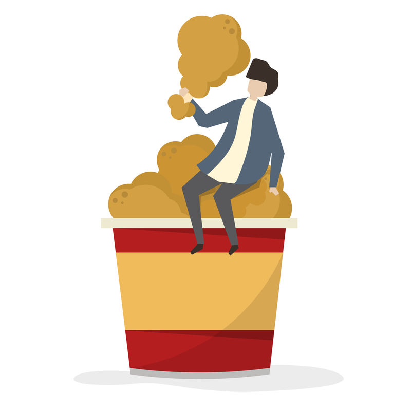 对垃圾食品和零食上瘾