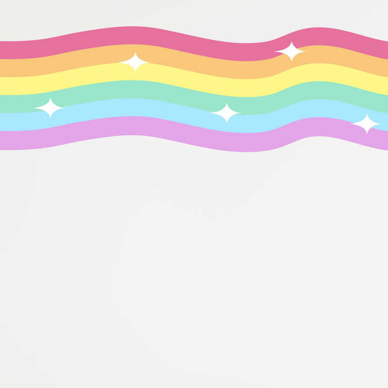 儿童卡通彩虹背景