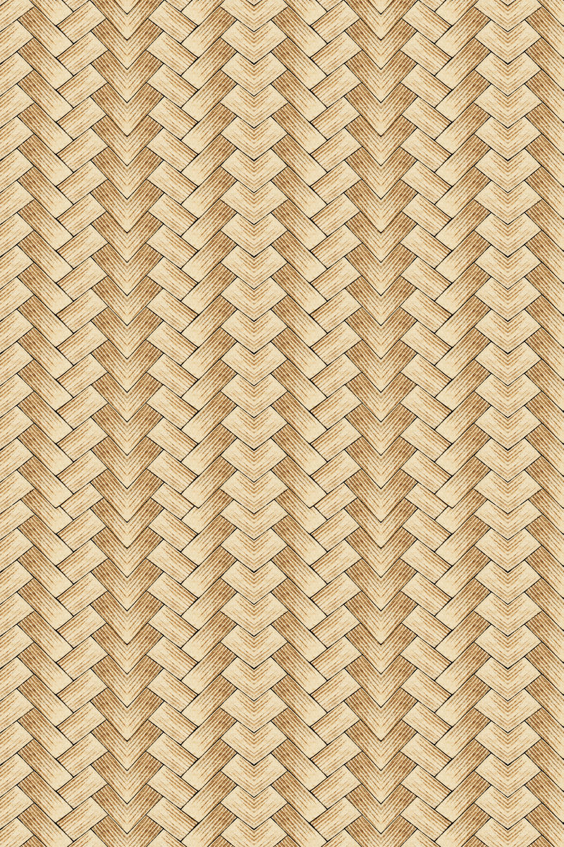 传统的日本竹编图案psd由渡边正泰艺术作品的混合