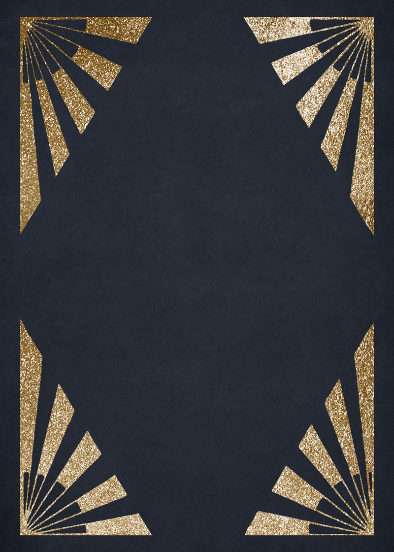 复古psd金色条纹图案框架由Samuel Jessuron de Mesquita的艺术作品混合而成