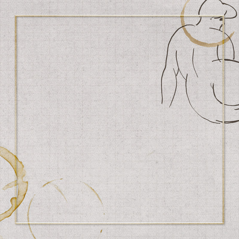 回收女性裸体psd框架边框