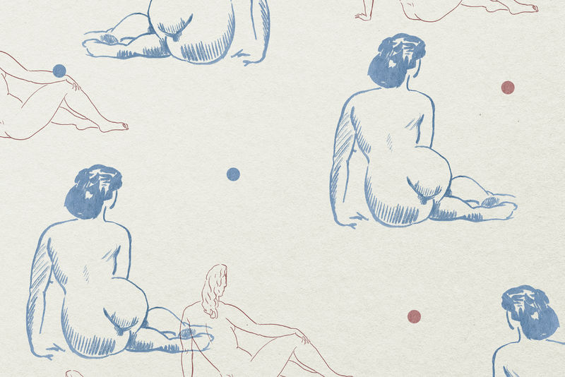 情色女人艺术图案背景