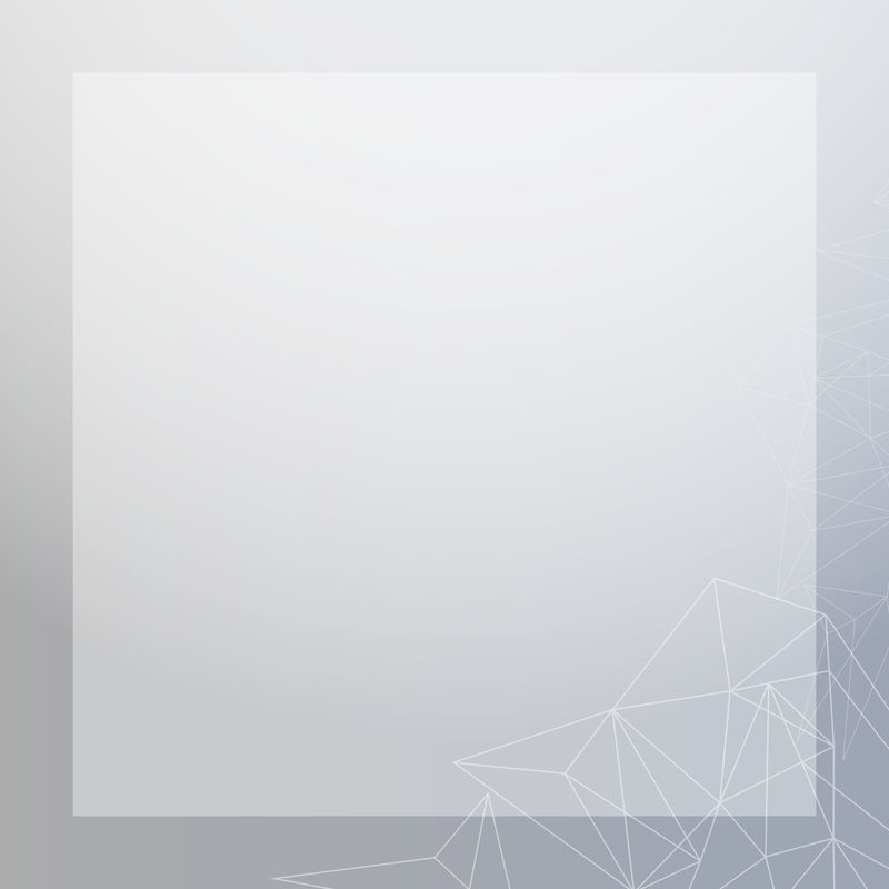 渐变背景上的多边形图案插图