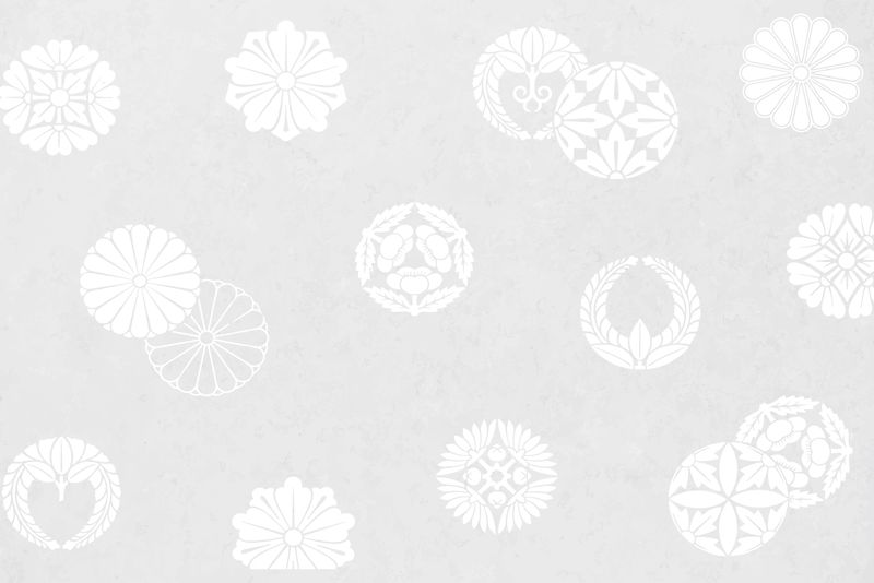 复古日本银图案矢量从原始艺术品混合