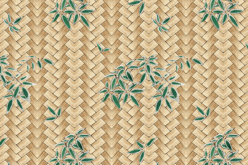 竹编花型图案图片