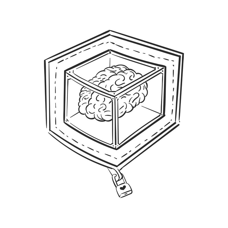 安全概念手绘说明