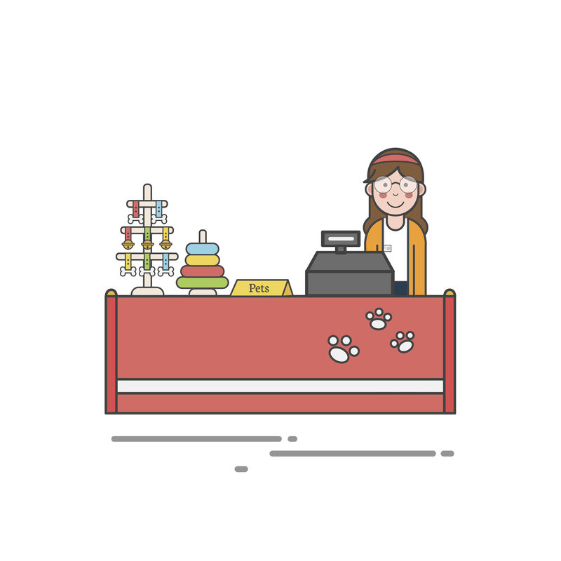 宠物店插图集