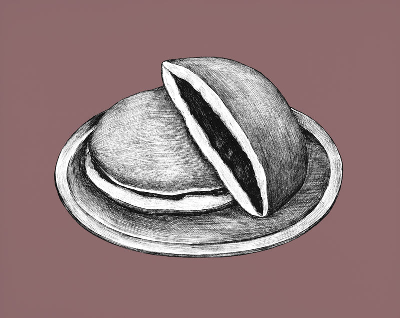 手绘dorayaki日本糖果