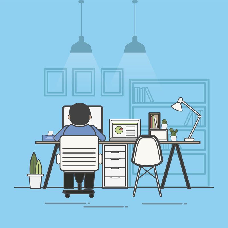 上班族头像插图