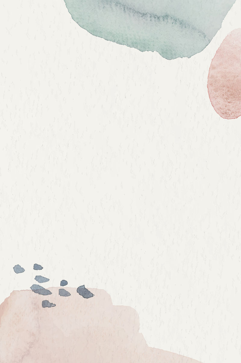 粉蓝水彩图案背景模板向量