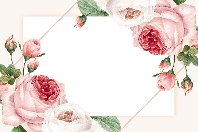 空白金方框向量