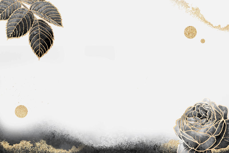 空白花框设计向量