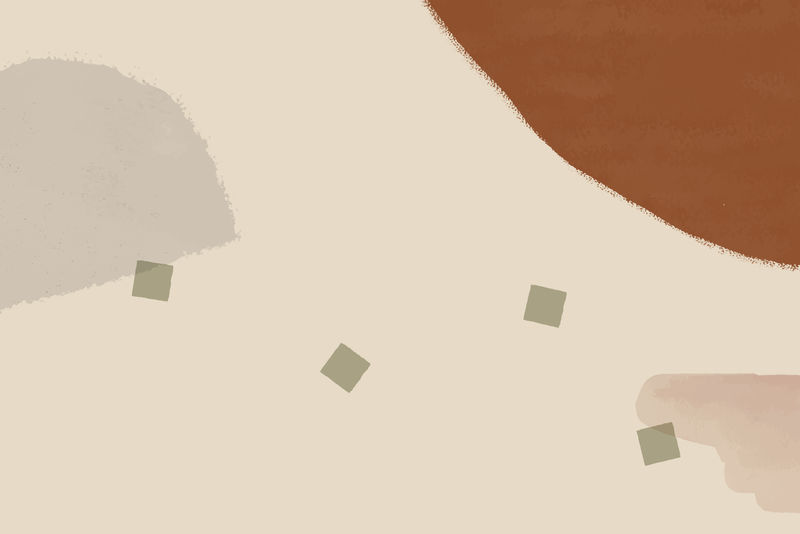 棕色和奶油色抽象水彩背景向量