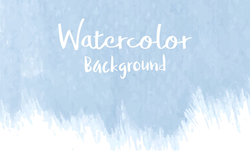 淡蓝色水彩背景向量