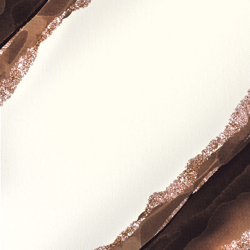 在白纸背景上闪烁的深棕色