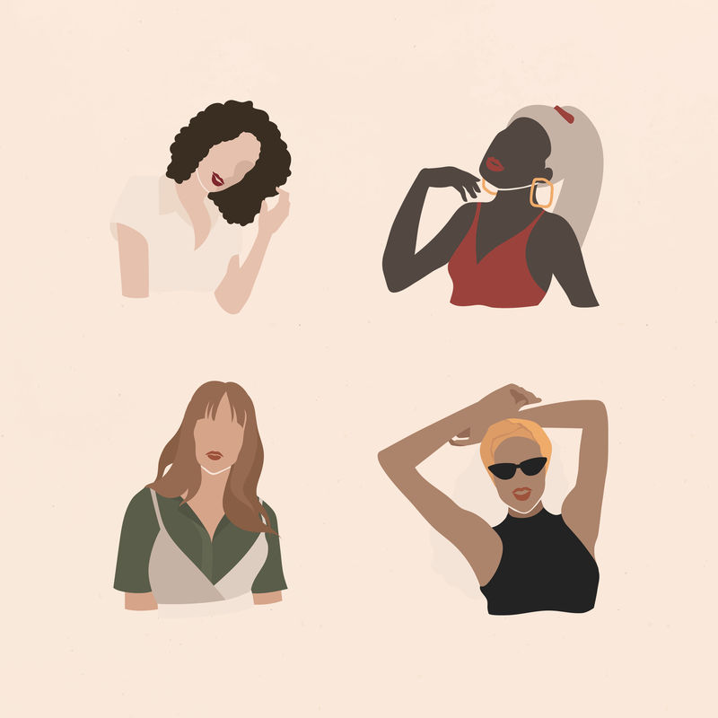 女性社交媒体影响力人物集插图