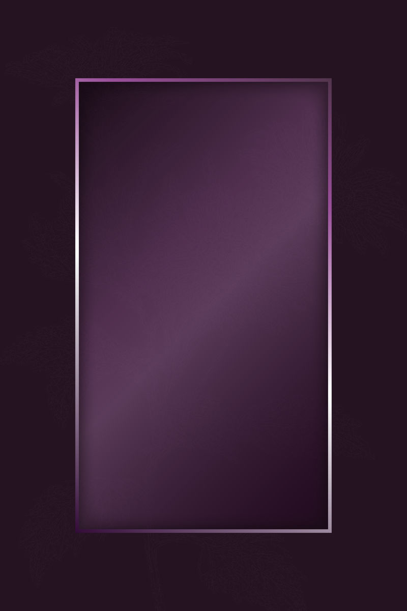 花卉图案背景载体上优雅的金色边框