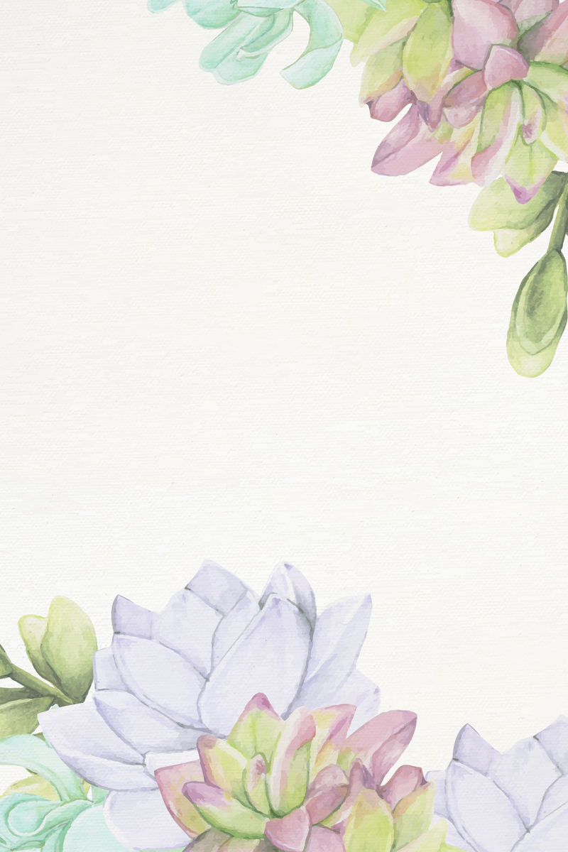 手绘多汁主题背景向量