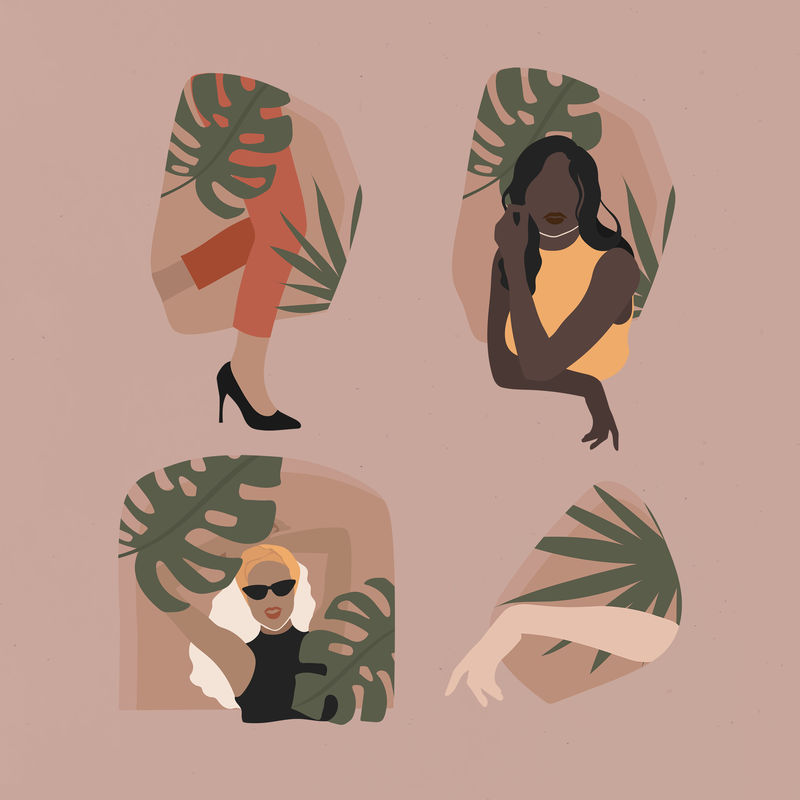 女性社交媒体影响力人物集插图