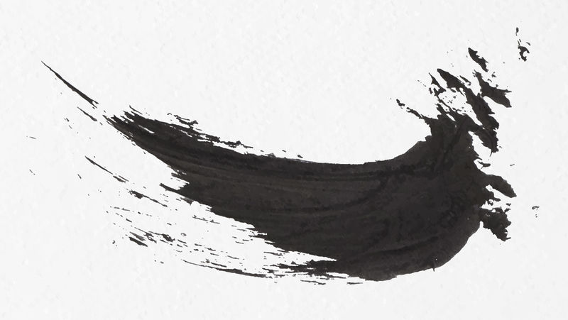 抽象黑笔划向量