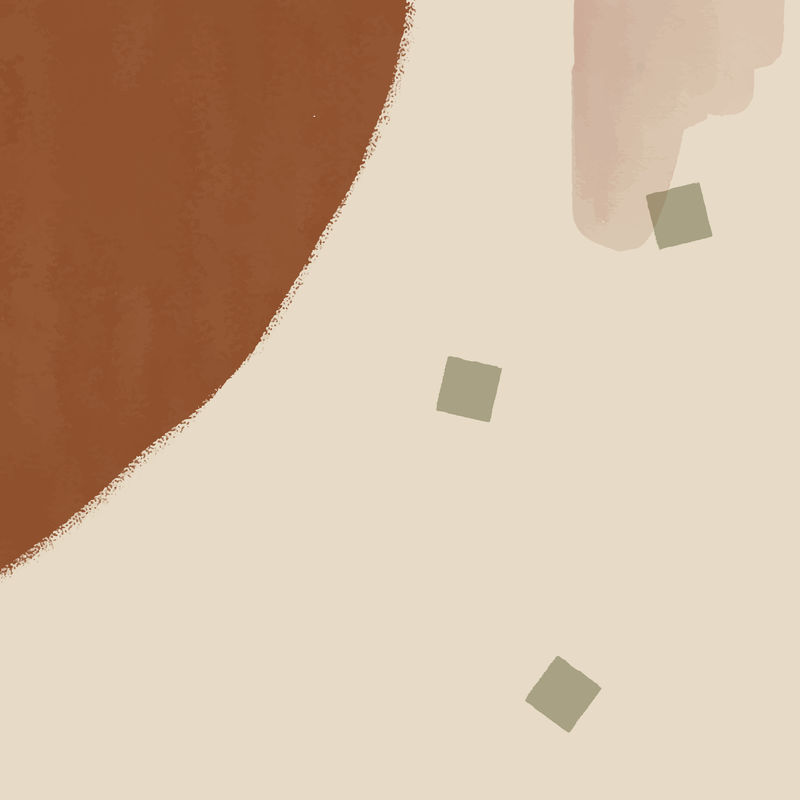 棕色和奶油色抽象水彩背景向量