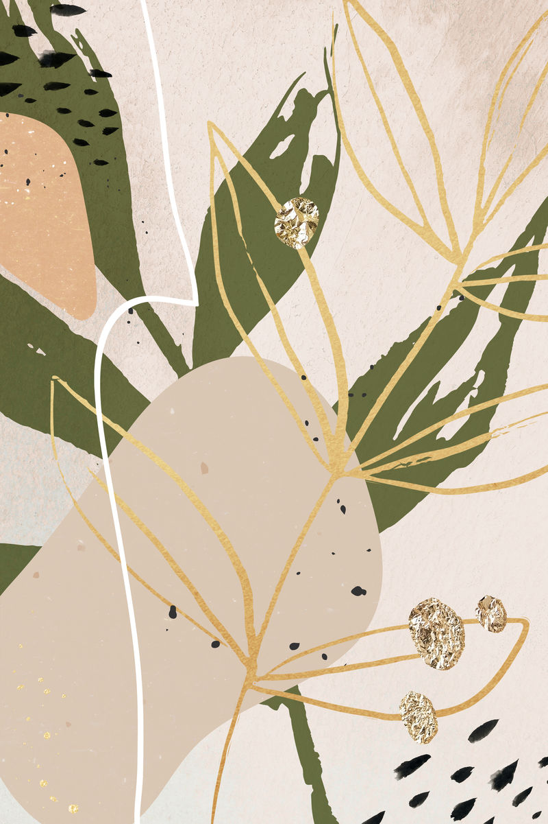 抽象土色调孟菲斯图案背景