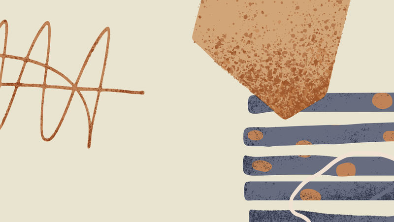 混合几何形状背景向量