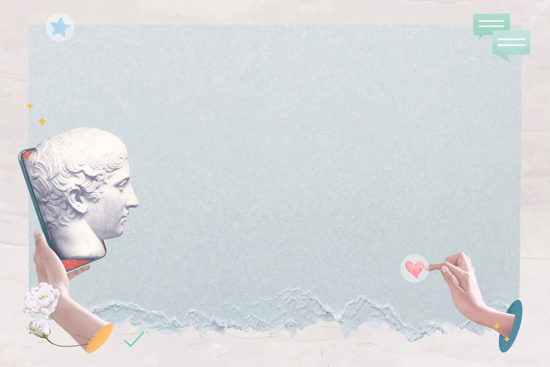 审美在线相亲架矢量蓝色希腊神像