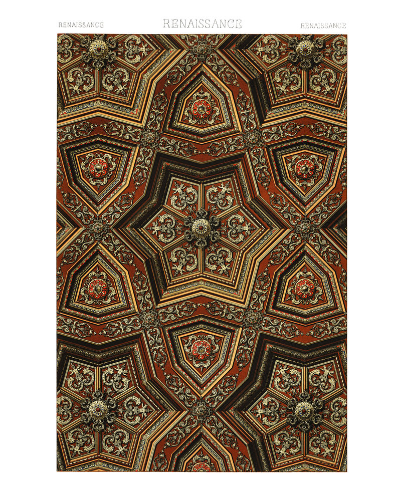 复古图案墙面艺术印刷品和海报