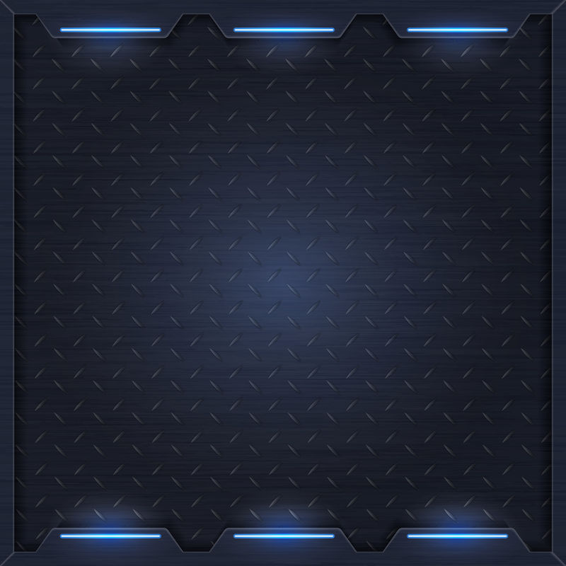 简单蓝色技术背景模板向量