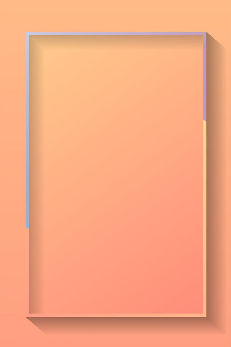 空白矩形彩色抽象帧向量