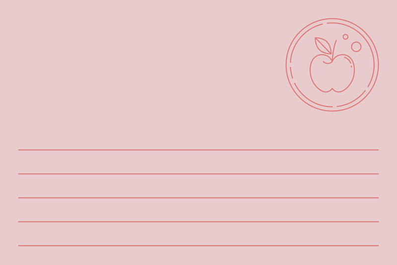 空白粉色健身笔记模板向量