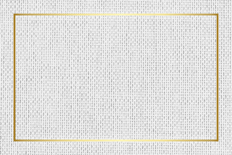 基于灰色织物纹理背景向量的金色框架