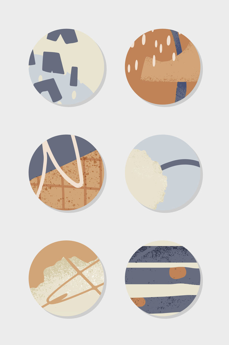 抽象背景收集向量