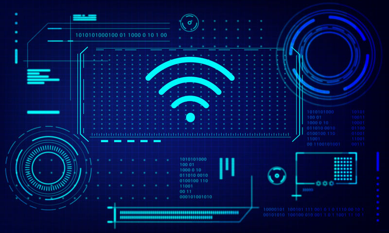 Wifi信号和连接背景