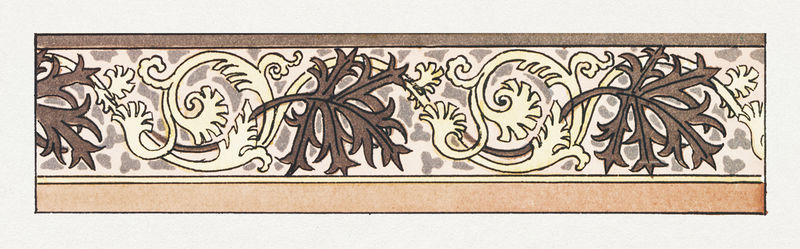 新艺术乌头花图案设计资源