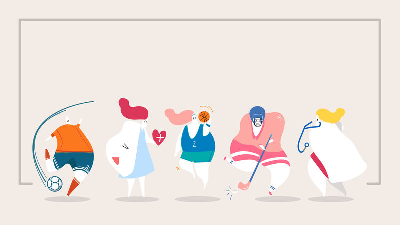 世界卫生日矢量上的矩形框