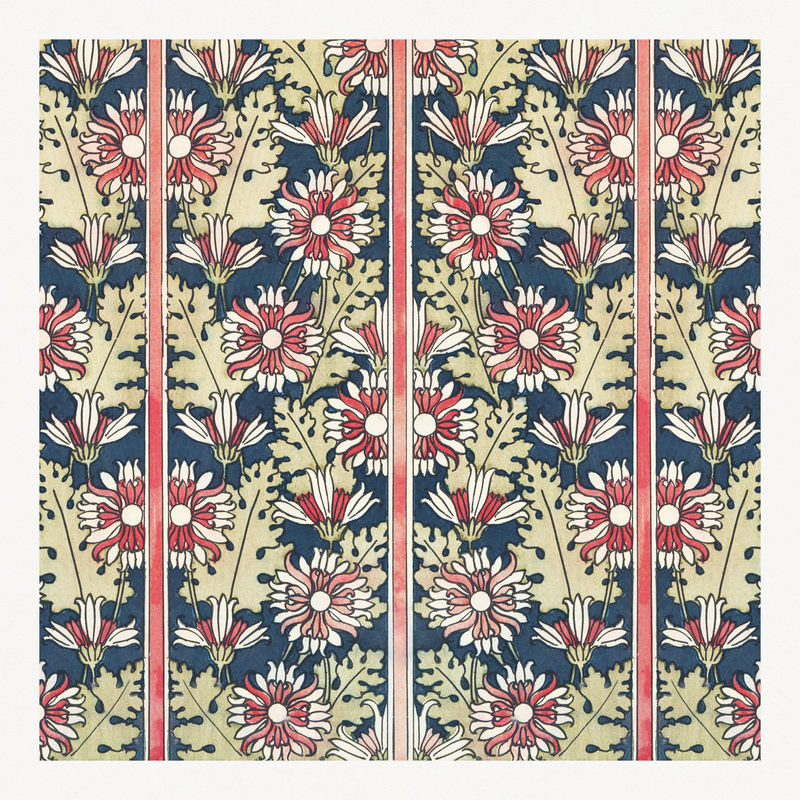 新艺术菊花图案设计资源