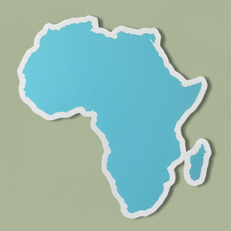 非洲轮廓图 简笔画图片
