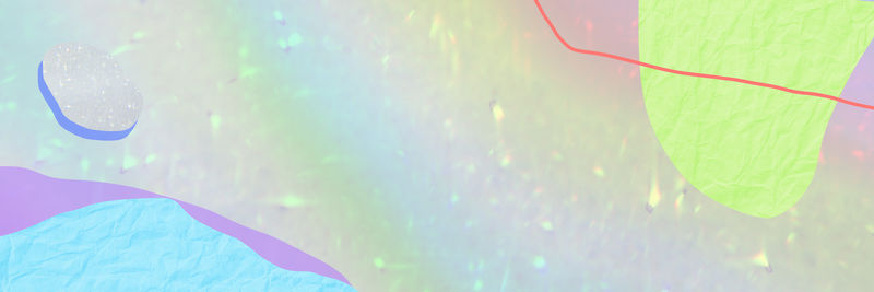 Neon简单孟菲斯邮件头