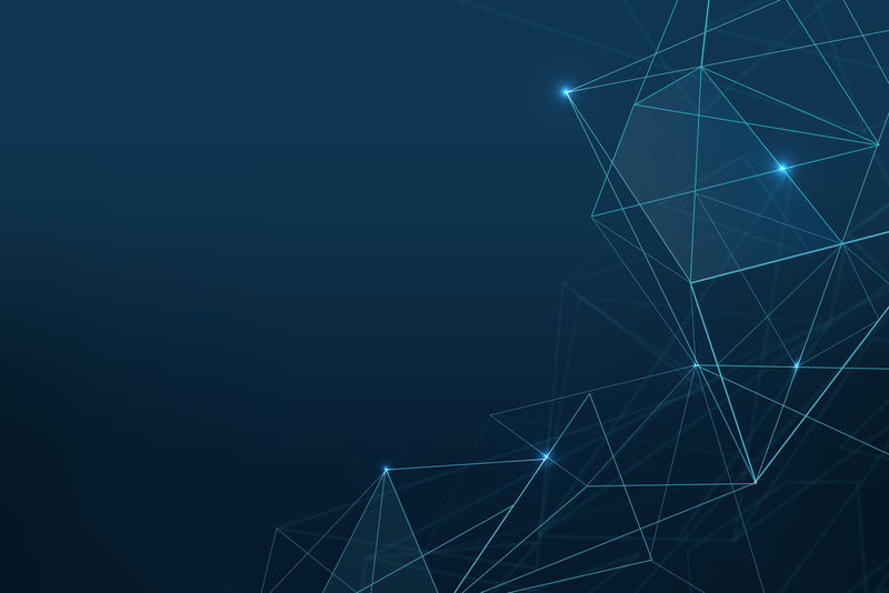 抽象深蓝色psd未来数字网格背景