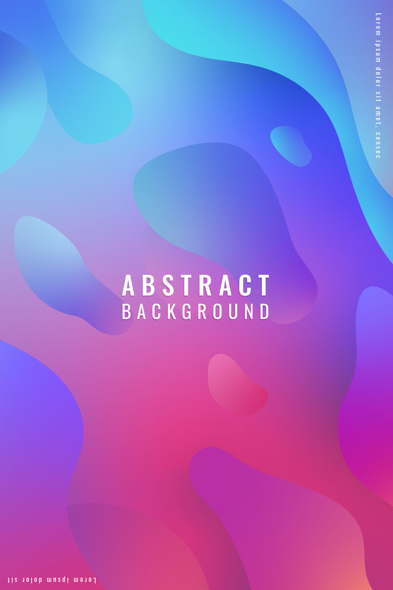 蓝色抽象无缝图案背景向量