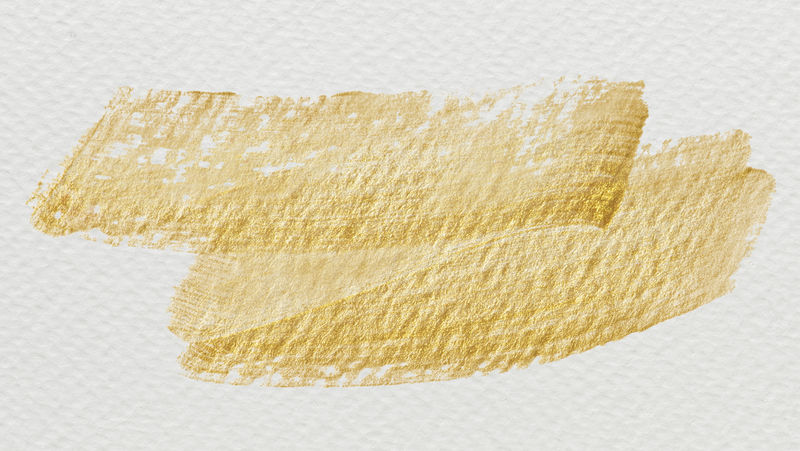 金属黄漆笔画插图