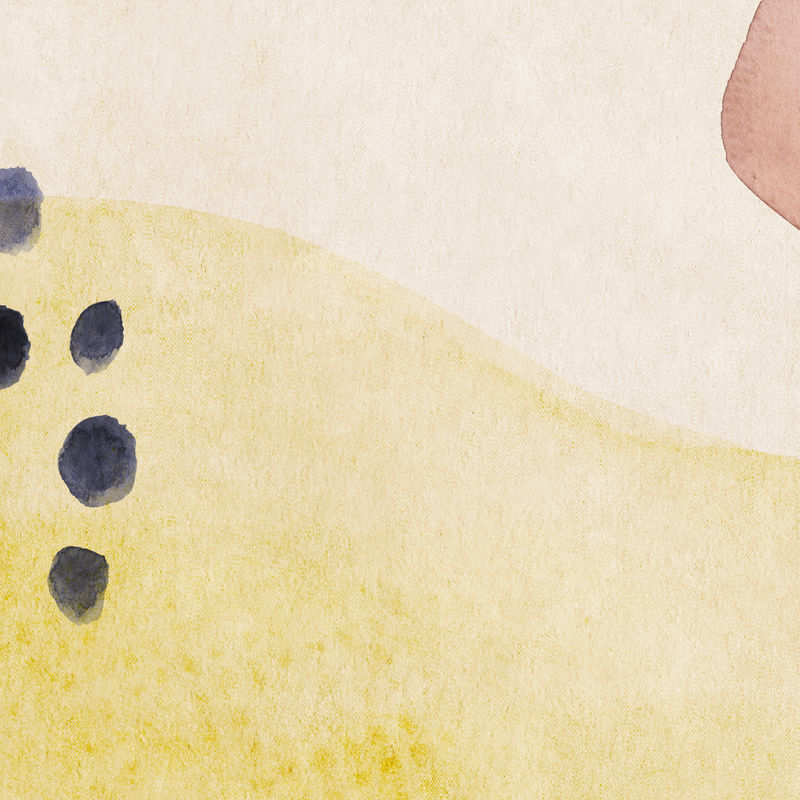 黄色孟菲斯水彩背景