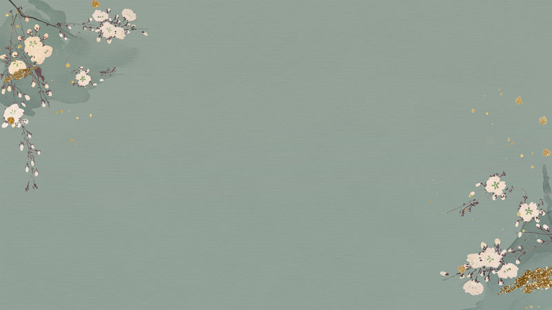 樱花枝背景图闪烁