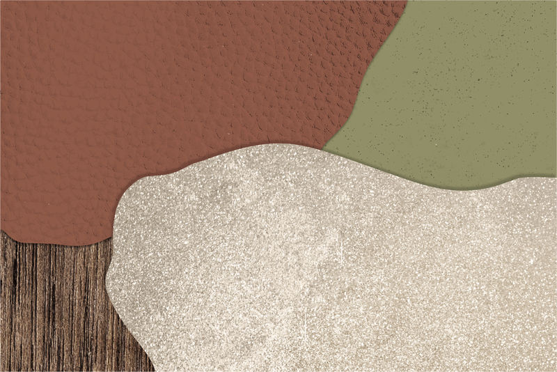 红色和绿色拼贴图案背景向量